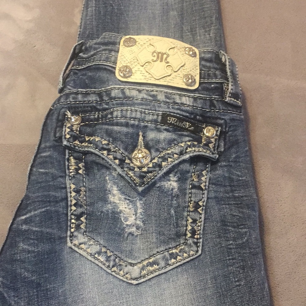 Miss me skinny crop
